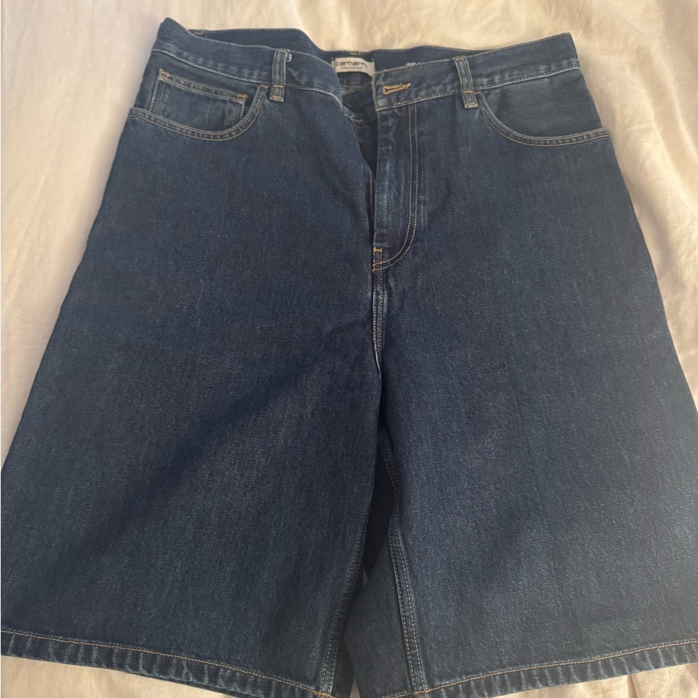 Carhartt Work In Progress Blue Jean Shorts